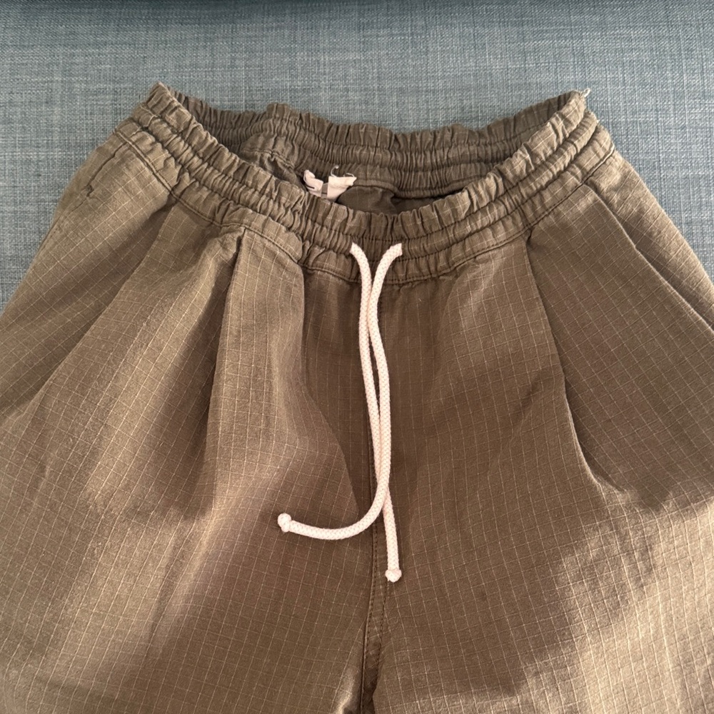 American Vintage Olive Green Relaxed Pants